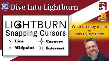 Uitleg over Lightburn Snapping Cursors