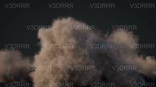 Blender Octane : Animated Dust Explosion 3