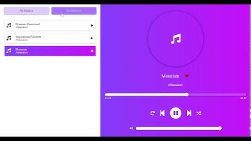 Music Player || Vue JS