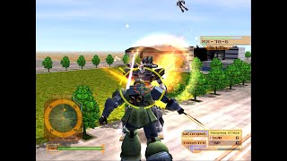 【PS2ガンダム戦記】ザクⅠvs.新型ガンダム×3