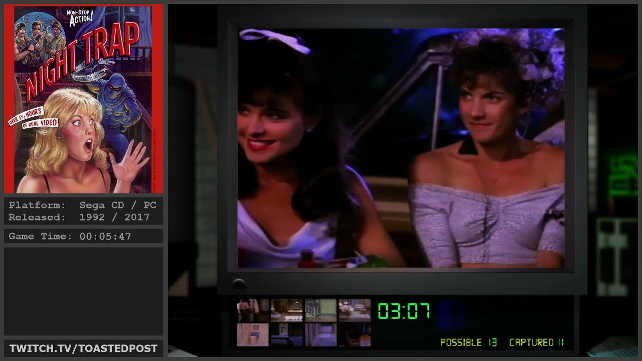 Night Trap: 25th Anniversary Edition (Sega CD / PC) (Full Playthrough)