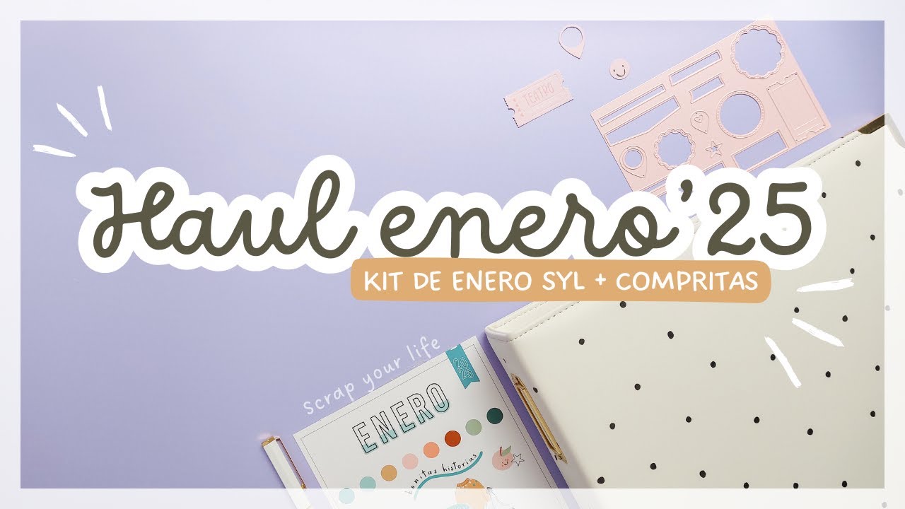 📦 Unboxing KIT SCRAP YOUR LIFE Enero 2025 + Compras de rebajas KIMIDORI para PROJECT LIFE