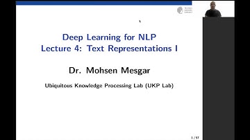 Deep Learning for Natural Language Processing (NLP) - Lecture 04