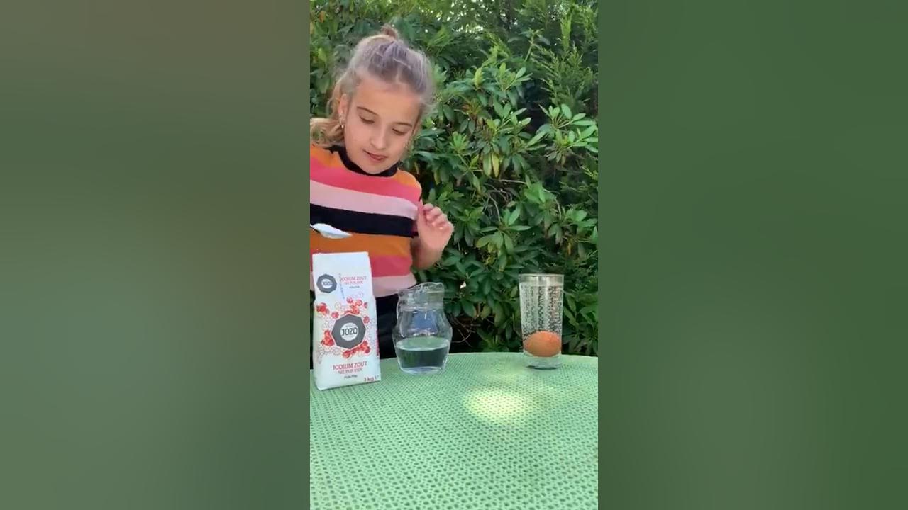 Proefje ''Hoe laat je een ei