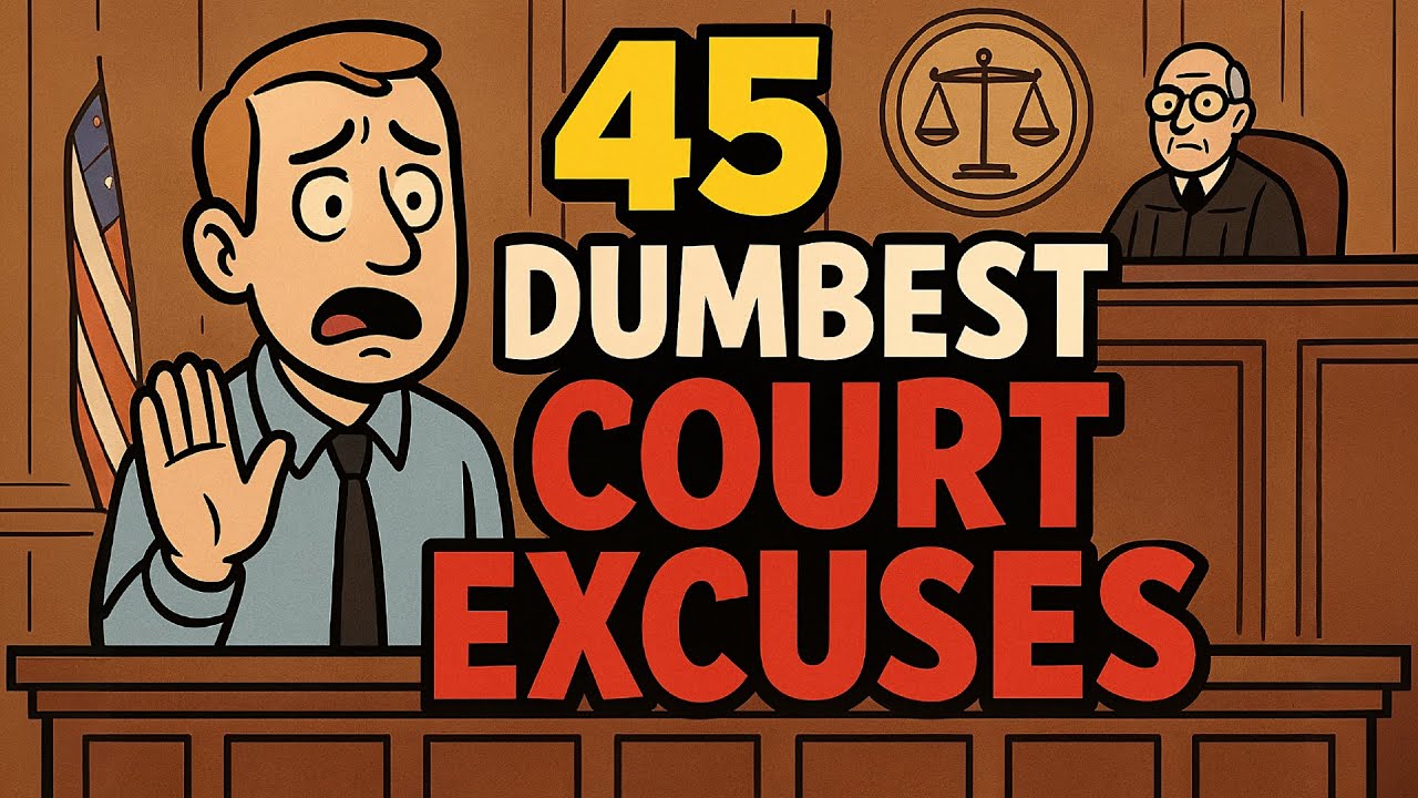 45 Dumbest Excuses People Actually Used in Court