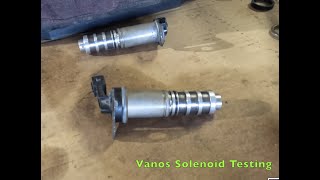 BMW Vanos Solenoids Testing 3mm Plunger Activation