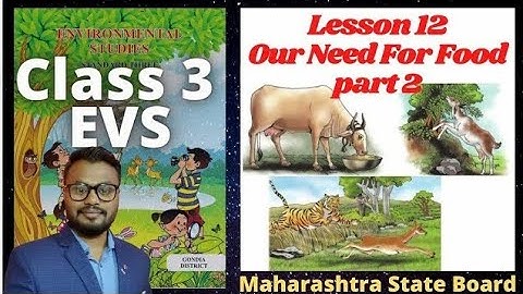 Lesson 12  Our Need For Food | EVS | Maharashtra State Board Student point academy Part 2