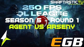 AGENT vs ARSENY | 250 FPS - Season 5 - Round 1 - QUAKE LIVE