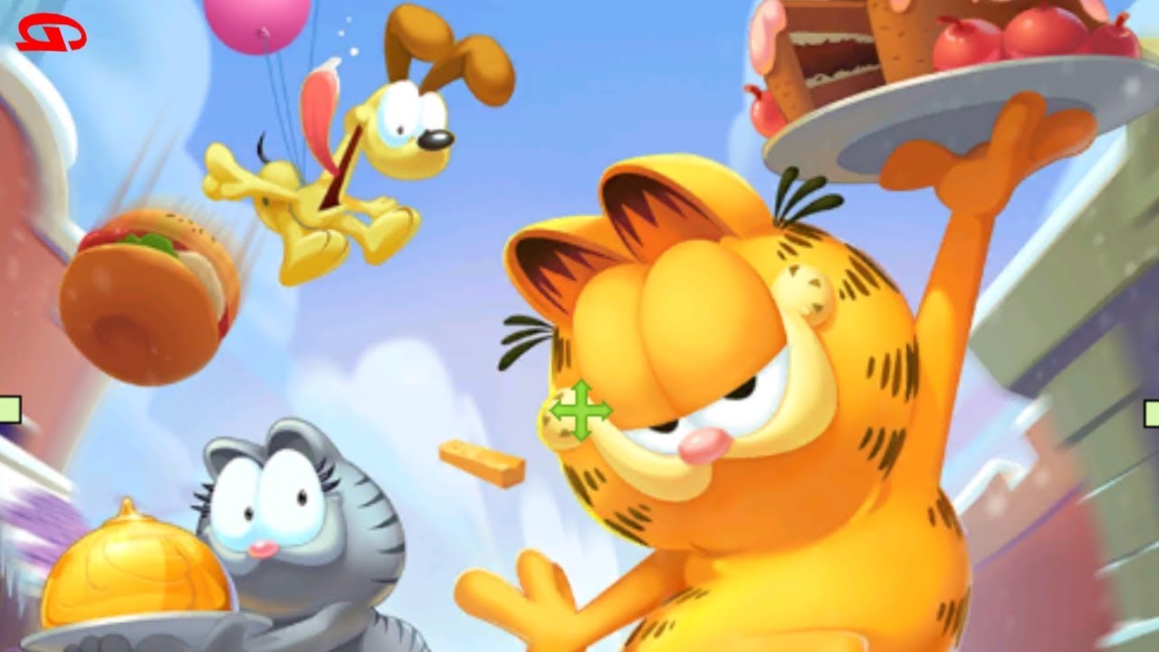 Garfield Rush Run Garfield (Cartoon Games) YouTube