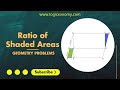 Geometry short tricks: Ratios of Shaded Areas in Parallelograms| CAT2023 Geometry #logicxonomy_hindi