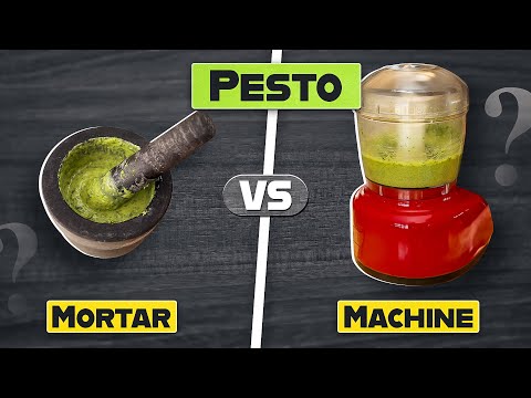 Pesto in a Mortar Is It Worth the Work