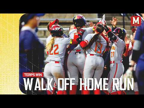 Maryland Softball | Walk Off Home Run vs. Georgetown | April 8, 2026
