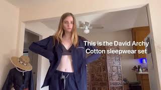 David Archy | Men's Cotton Button-Down Pajamas Set