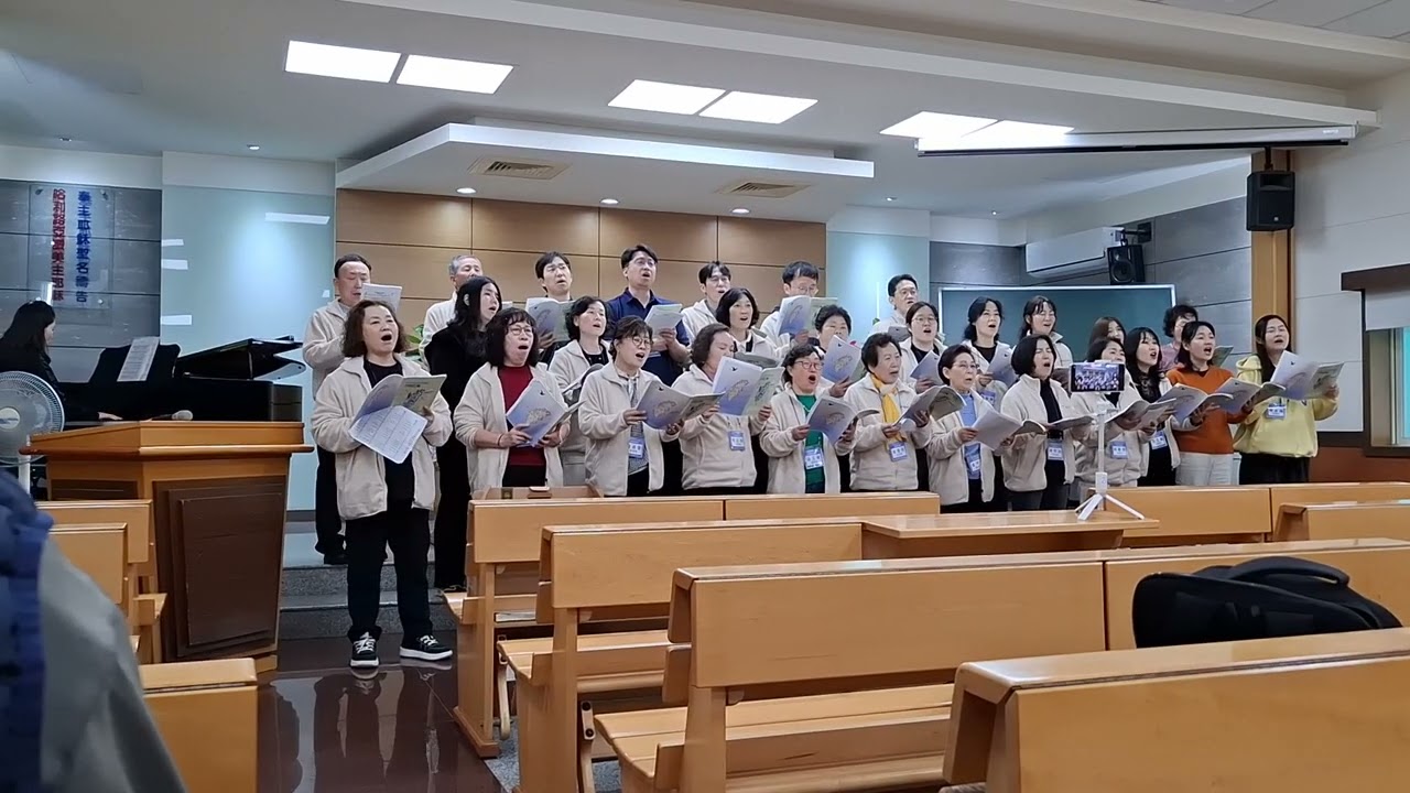 真耶穌教會韓國釜山教會訪問團獻詩(참예수교회 부산지)20251225-01