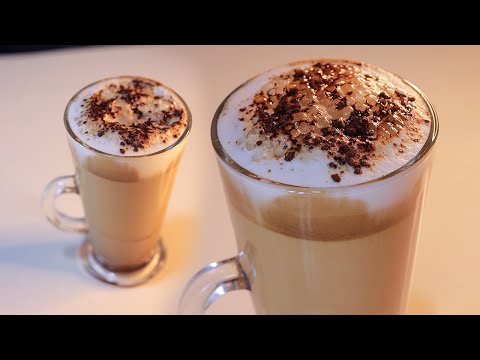 النسكافيه باللبن باحلى رغوه       