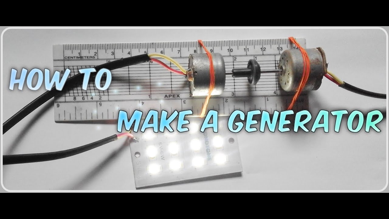 Make generate. How to make generator.