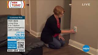 Living Glow 4in1 Motion Sensor Emergency Light 2pack