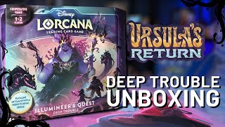 ILLUMINEER'S QUEST UNBOXING | Disney Lorcana URSULA'S RETURN Deep Trouble