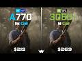 ARC A770 16GB vs RTX 3060Ti 8GB | Tested in 10 Games | 1080P