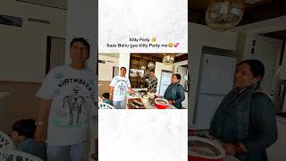 Saas Bahu gye kitty Party me😂💞 #shorts #youtubeshorts #shortsfeed l