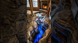 Incredible 3D Epoxy Floor Transformation From Dirt To Canyon.