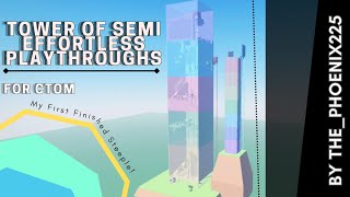 Tower of Semi Effortless Playthroughs (for CToM)