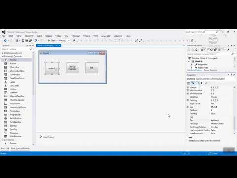 Color Dialog From Backcolor and Forecolor in C# Part-2