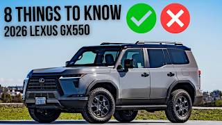 8 Things to Know About the 2026 Lexus GX550 | Off-Road Luxury SUV Highlights
