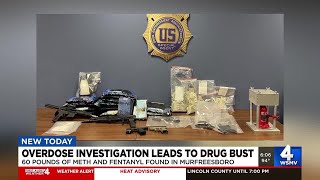 Meth, fentanyl, guns and cash seized in major drug bust in Murfreesboro