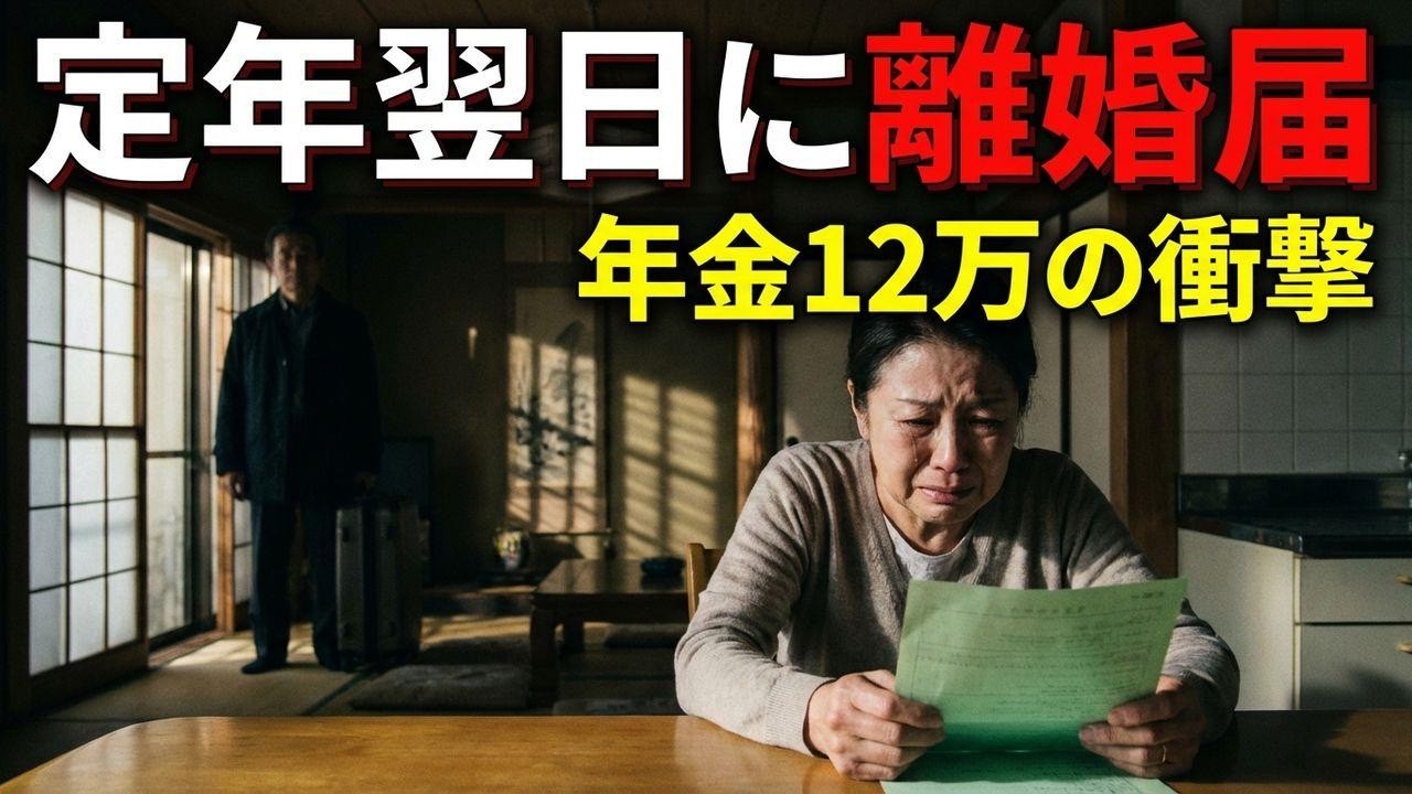 「定年翌日に離婚届」夫の長すぎた沈黙と残酷な復讐⋯65歳妻が絶望した年金格差