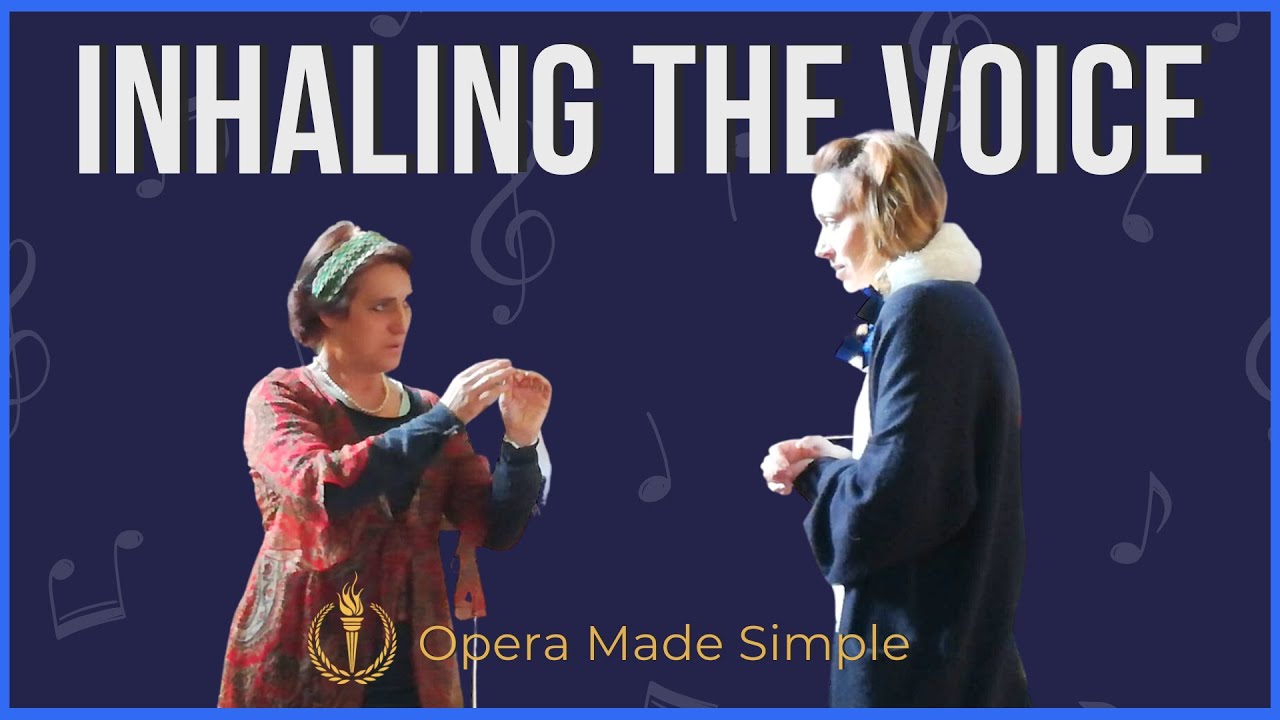 Inhaling the voice/die Stimme inhalieren /inalare la voce: Singing lesson with Capucine Chiaudani