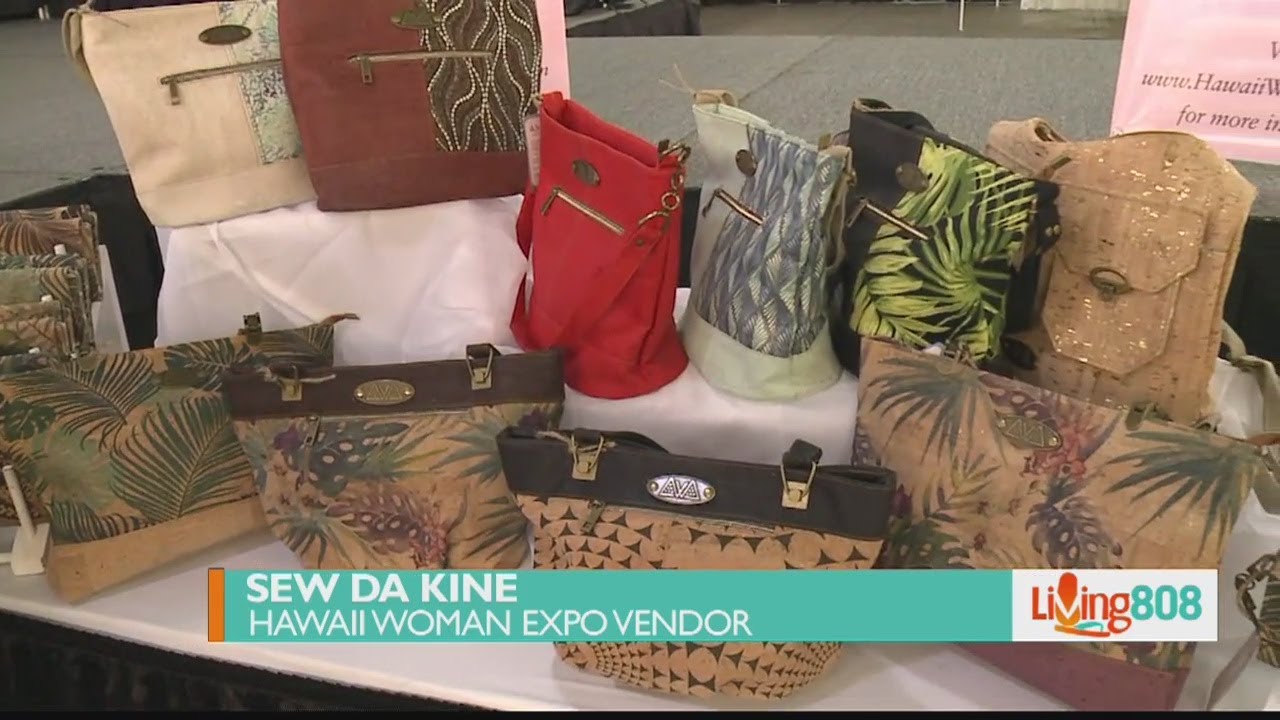 Hawaii Woman Expo vendor creates innovative bags and purses with cork YouTube
