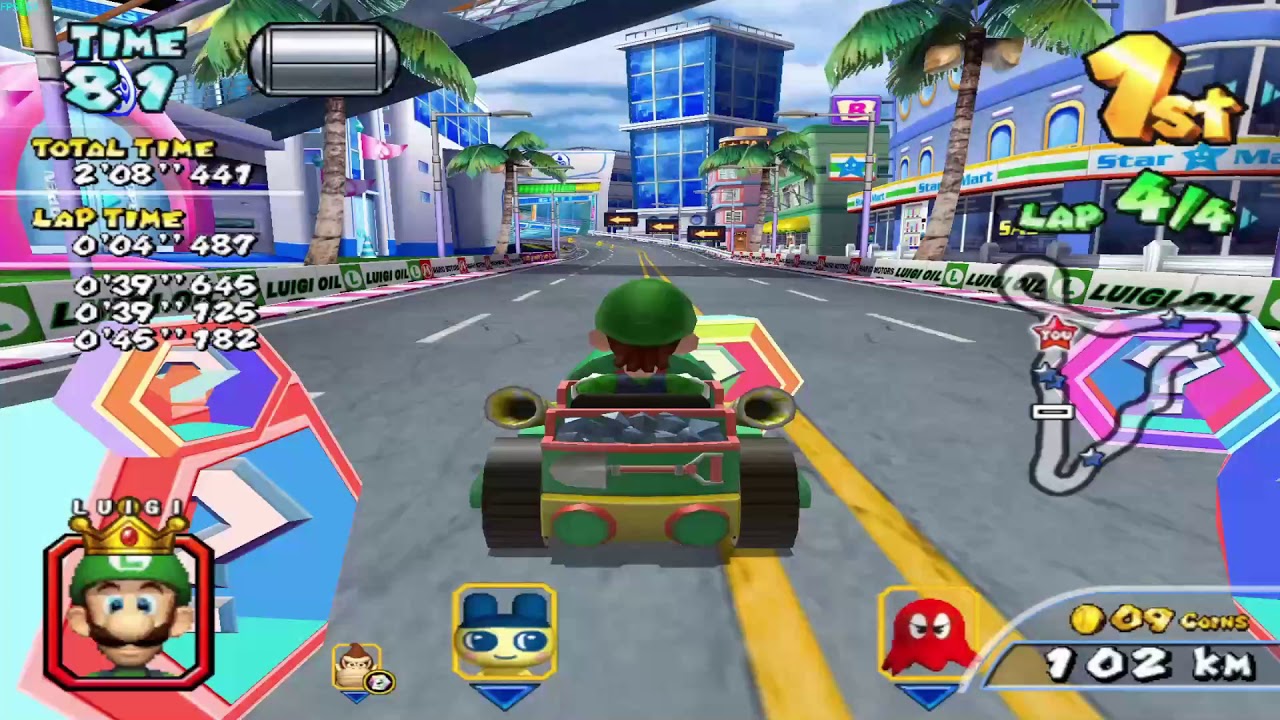 MARIO KART ARCADE GP 2 WARIO CUP LUIGI.