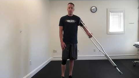 How To Walk with 1 Crutch