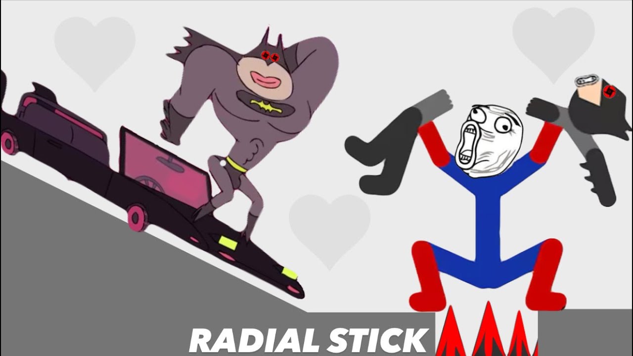 Best Falls | Stickman Dismounting compilation of funny moments RADIAL STICK #679
