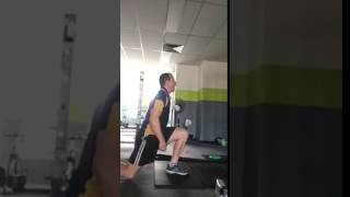 AFL Training - Dynamic Isometric Split Squat
