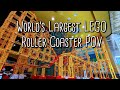 Pov worlds largest lego roller coaster lego legos afol legomoc legoaddict