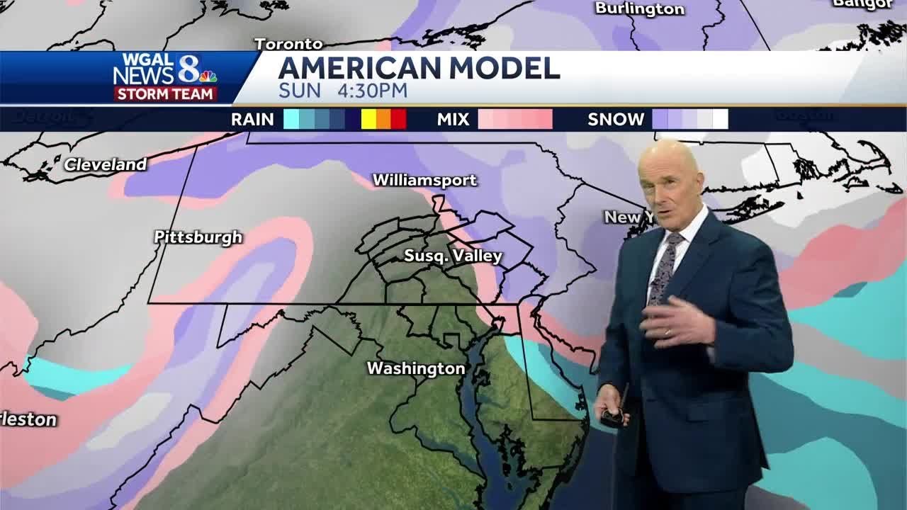 Winter weather on the radar for the weekend - YouTube