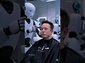 Tesla Optimus cuts hair?! 😱 Would you trust him? #shorts #optimusrobot #ai