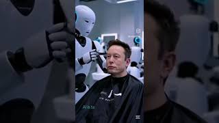 Would you trust this AI barber? 🤖✂️ #shorts #elonmusk