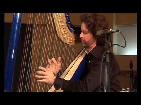 Jakez Francois plays jazz harp - Slides Blues (J. ...