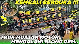 KABAR DUKA Sekarang !!! Tragedi Truk Muatan Motor Rem Blong, Kabin Truk Hancur di Sitinjau Lauik