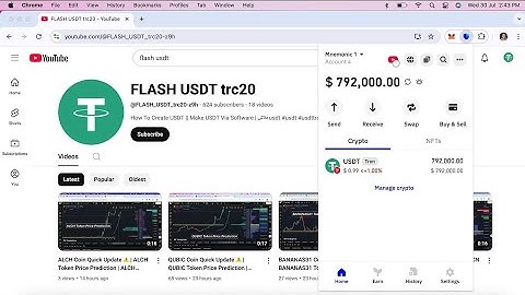 How to Create Tradable Flash USDT for Trading Works on Quotex Binance (Educational purposes only)