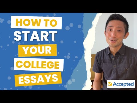 How to Tackle the First Draft of Your College Application Essay