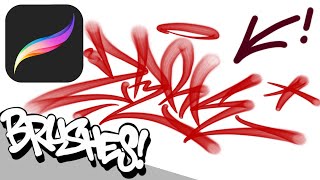 HOW TO MAKE GRAFFITI BRUSH FATCAP FOR FREE - PROCREATE - IPAD