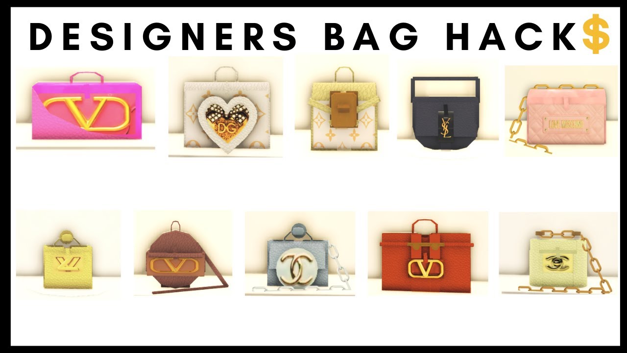 DESIGNER BAGS walk in CLOSET/MALL - RICH FAMILY ROLEPLAY, BUILD HACK ...