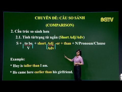 Video Bài: Chuyên đề Câu so sánh (Comparison) - youtube