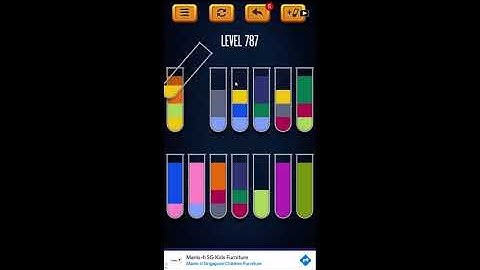 Water Sort Puzzle - Color Liquid Sorting Game Level 787 Solution
