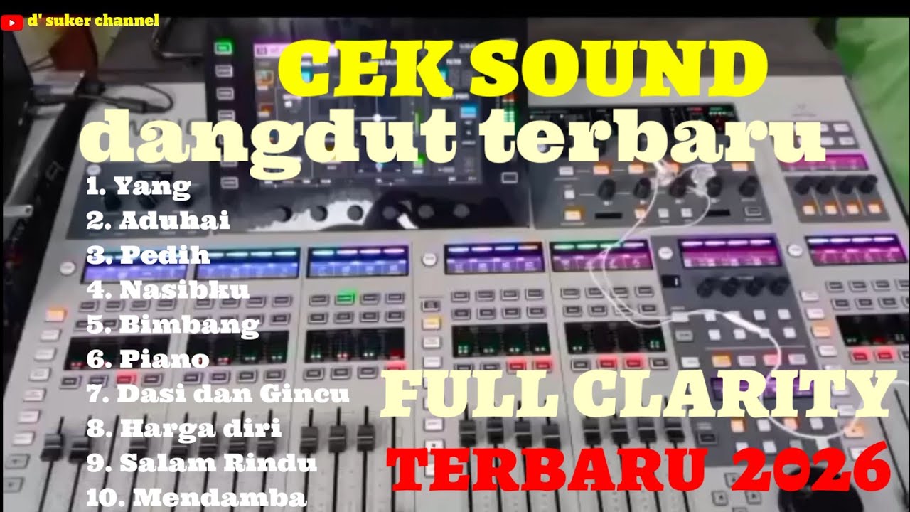 CEK SOUND DANGDUT KALEM 🔊 BASS GLERR 🔊 AUDIO CLARITY TERBARU 2026