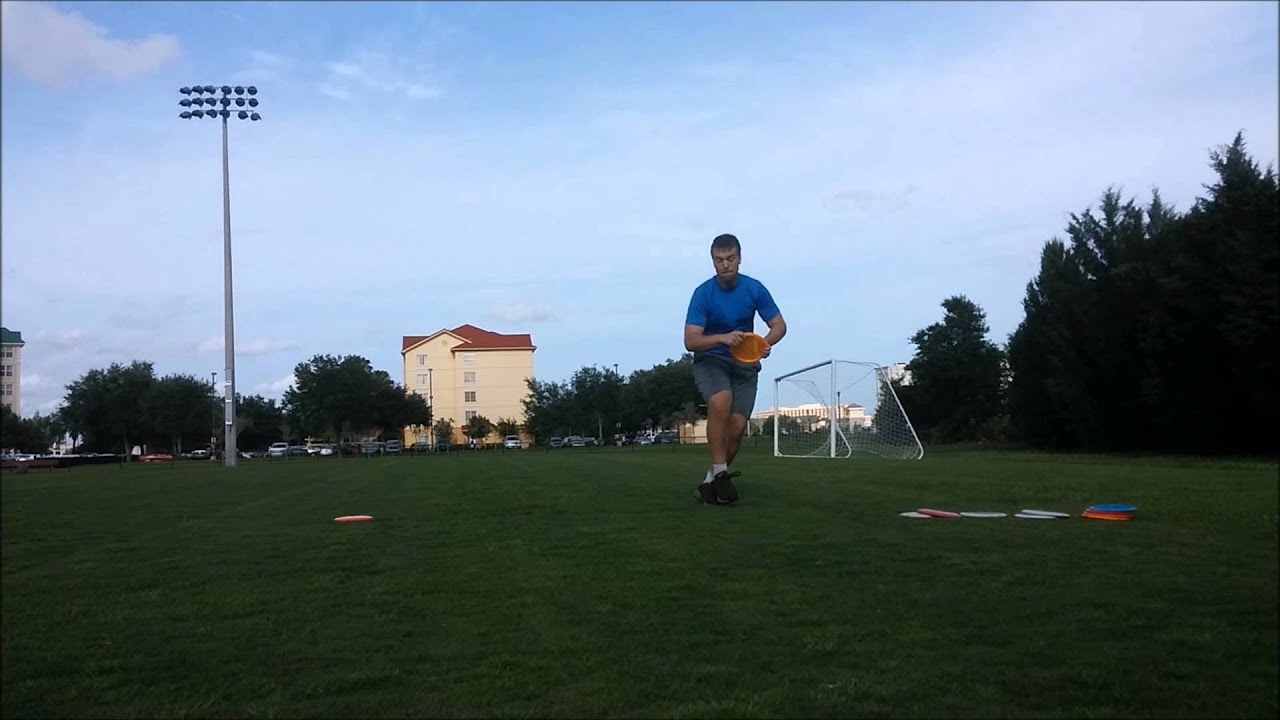 Disc Golf form evaluation 6/13/2014 (side view) YouTube